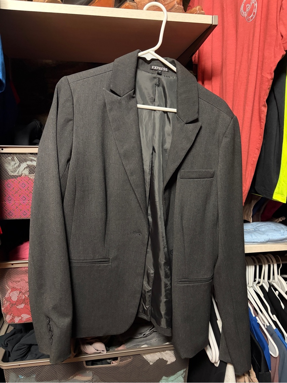 Express charcoal Blazer